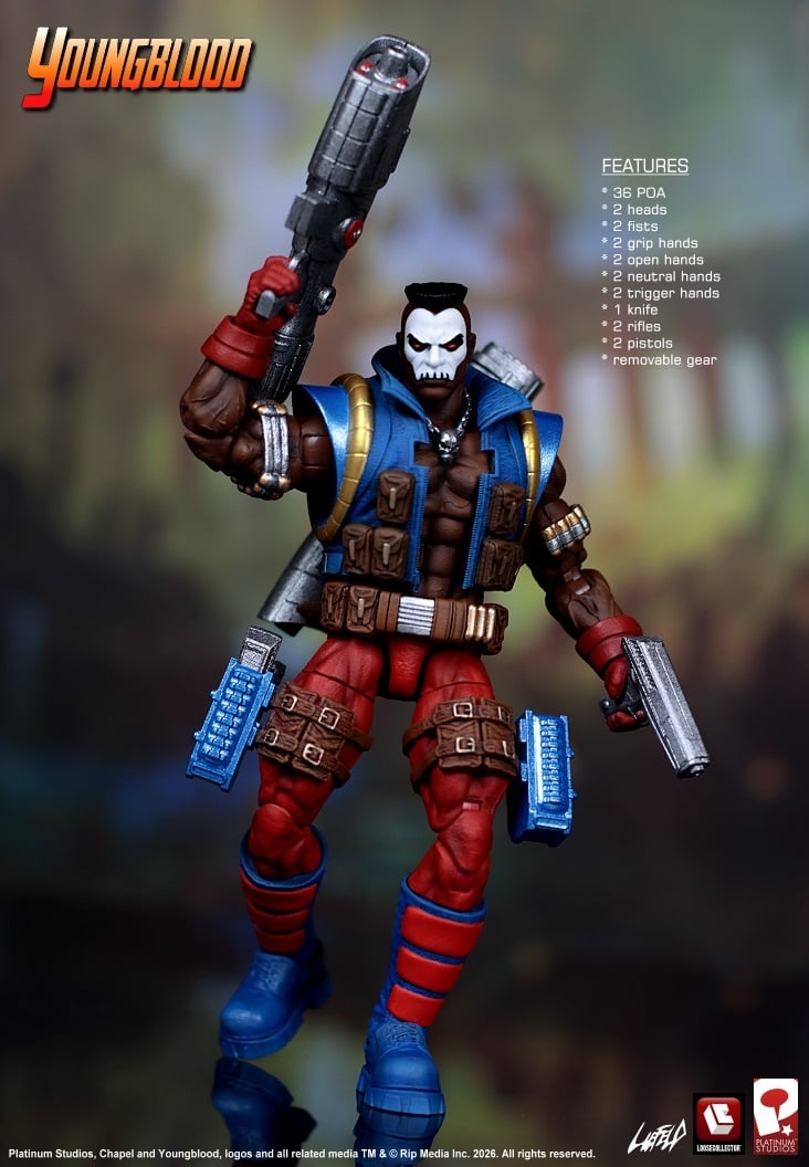 Rob Liefeld's Youngblood Chapel 1/12 Scale Action Figure Gallery Image 5