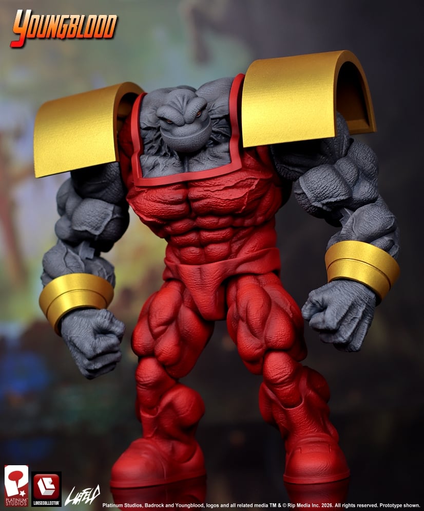 Rob Liefeld's Youngblood Badrock 1/12 Scale Action Figure Gallery Image 6