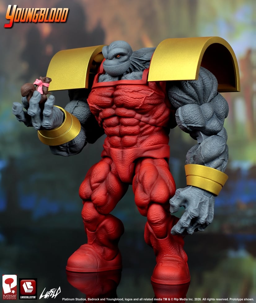Rob Liefeld's Youngblood Badrock 1/12 Scale Action Figure Gallery Image 9
