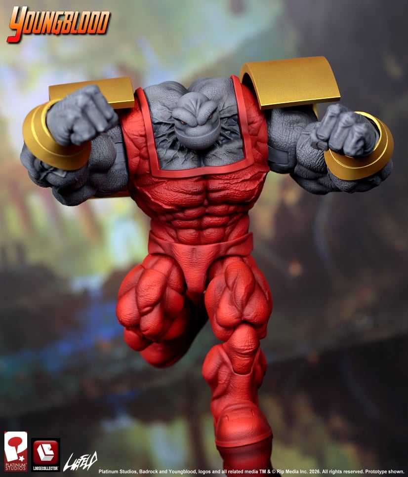 Rob Liefeld's Youngblood Badrock 1/12 Scale Action Figure Gallery Image 5