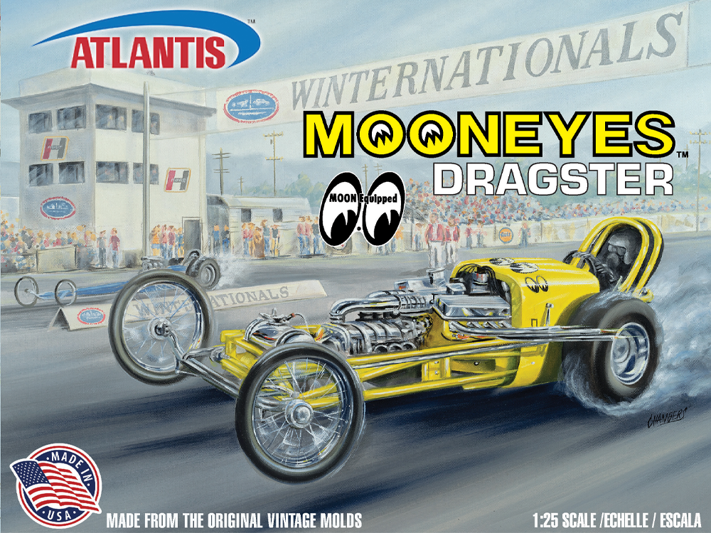 Mooneyes Dragster 1/25 Scale Model Kit Gallery Image 1