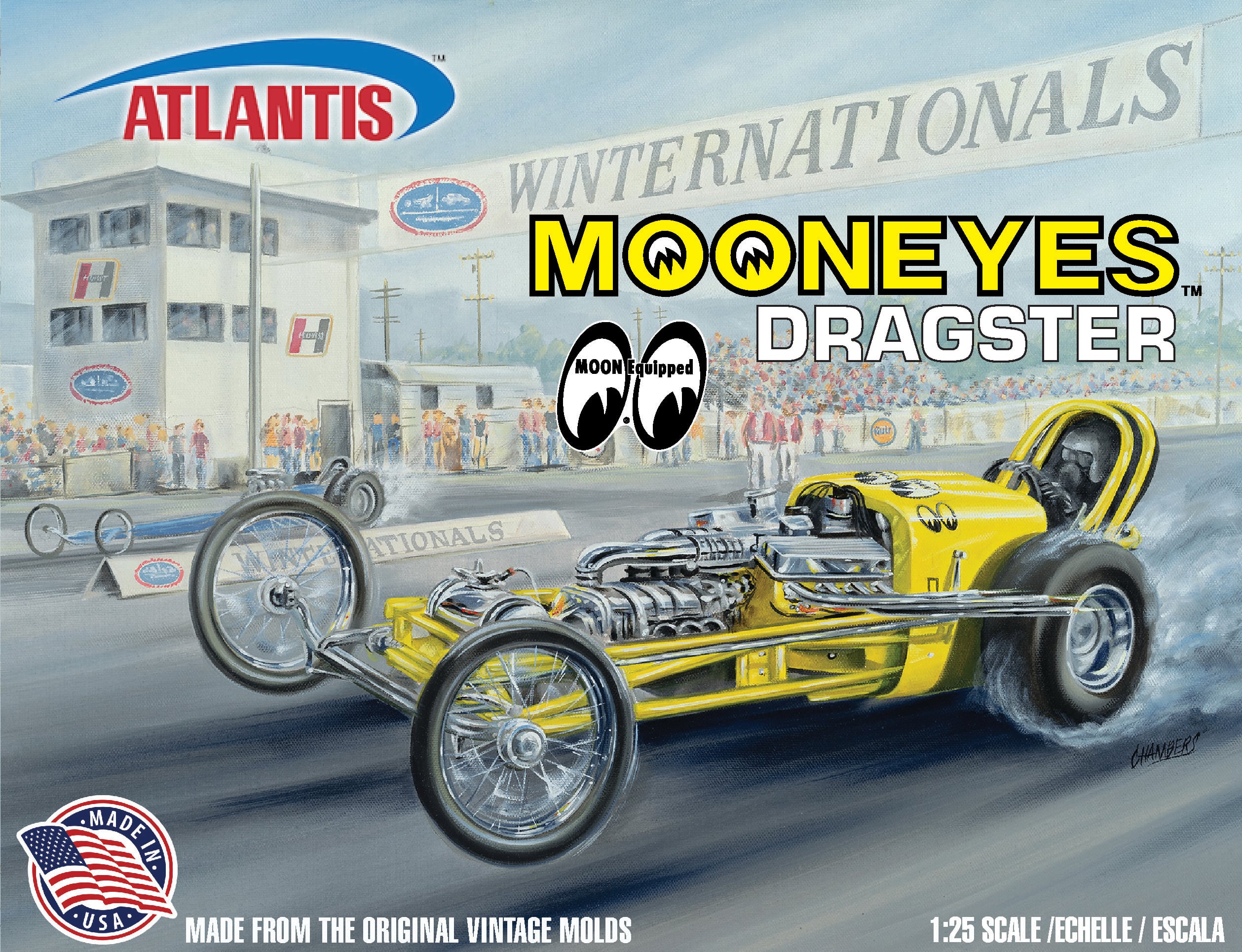 Mooneyes Dragster 1/25 Scale Model Kit Gallery Image 3