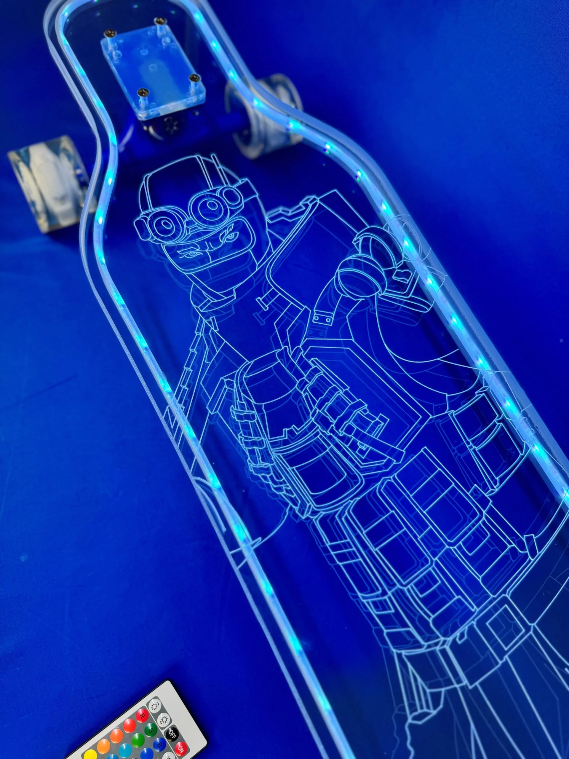 G.I. Joe Firefly Limited Edition LED Longboard Gallery Image 6
