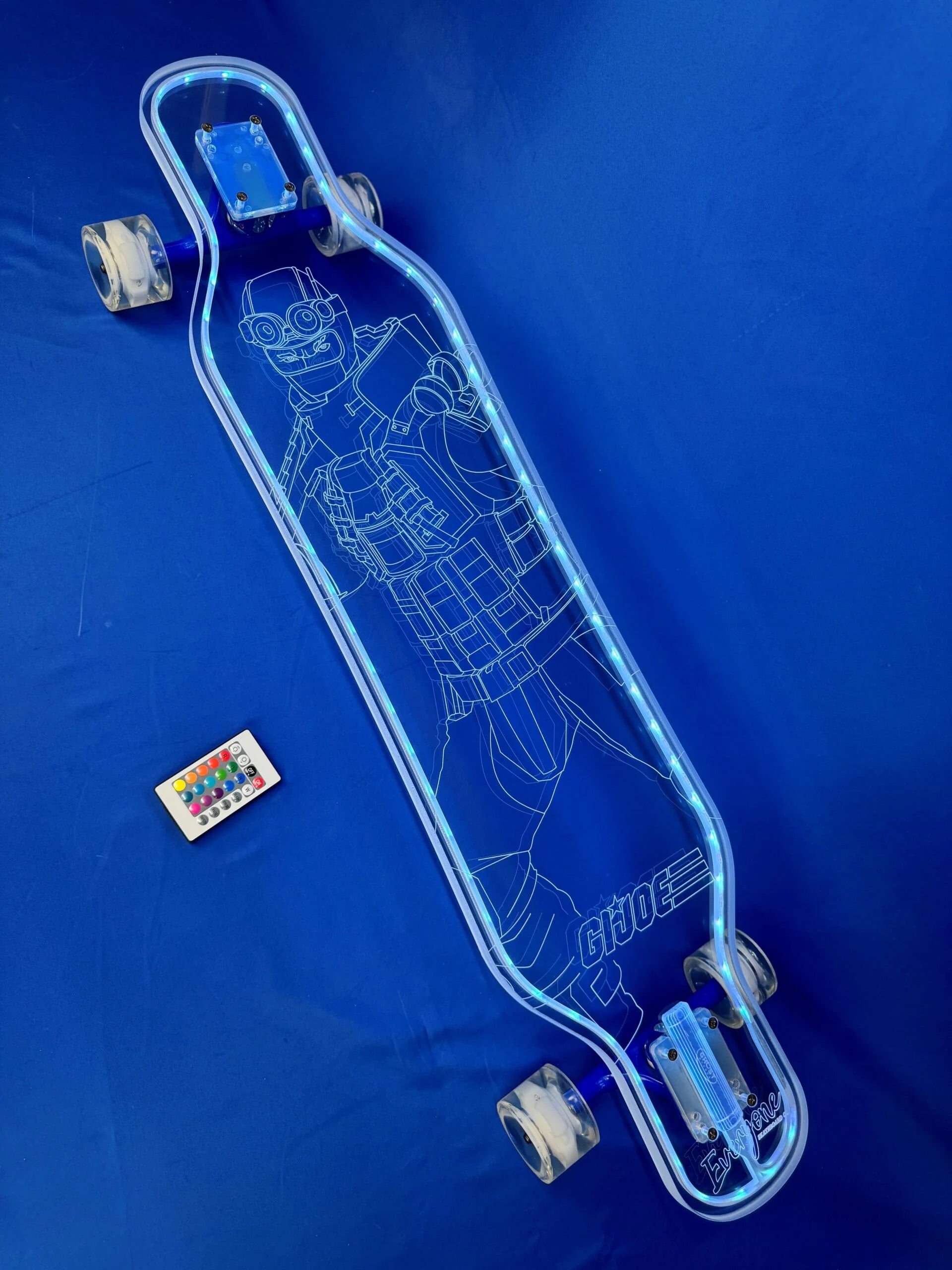 G.I. Joe Firefly Limited Edition LED Longboard Gallery Image 5