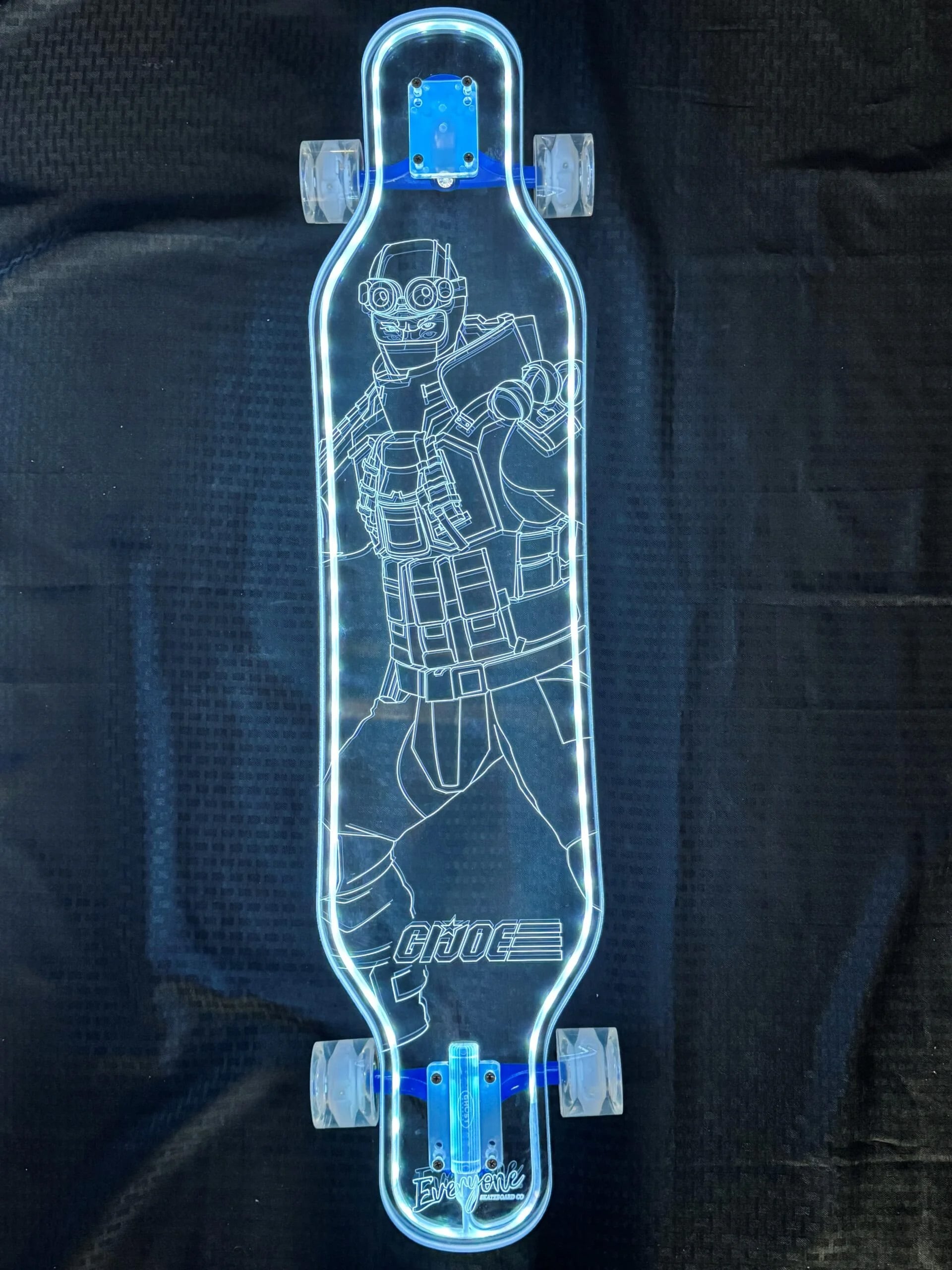 G.I. Joe Firefly Limited Edition LED Longboard Gallery Image 3