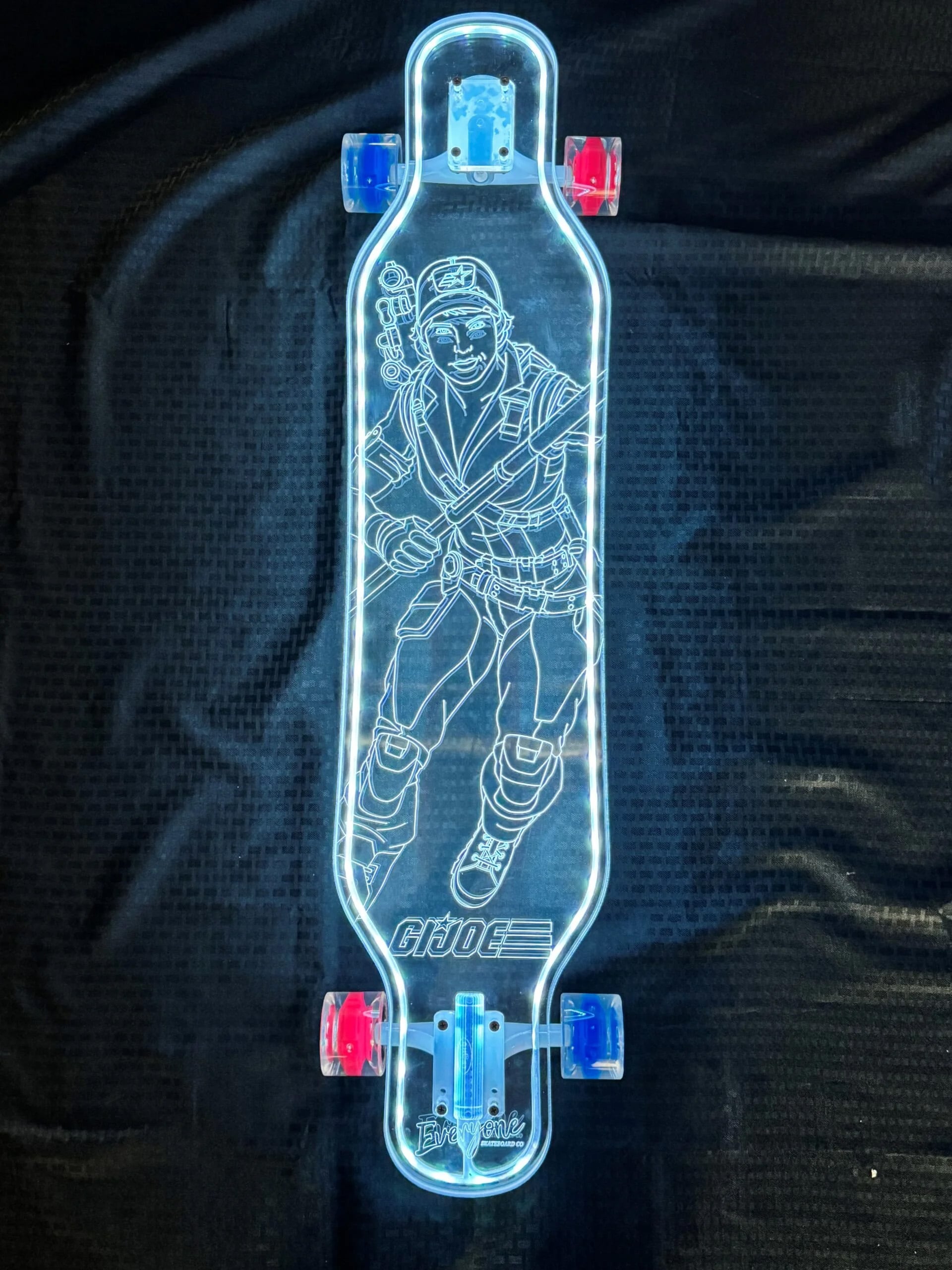 G.I. Joe Lady Jaye Limited Edition LED Longboard Gallery Image 3