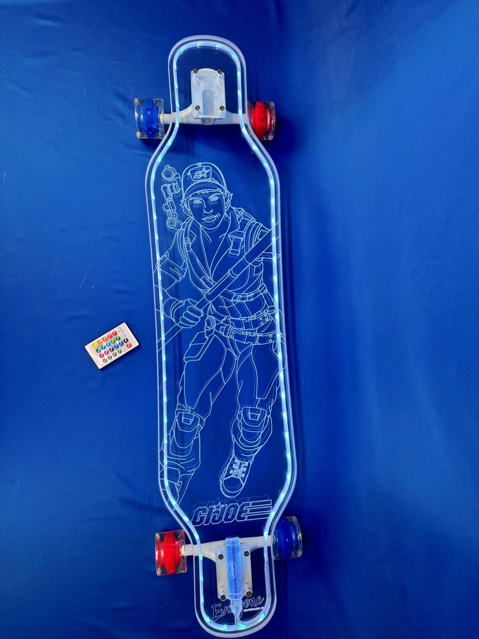 G.I. Joe Lady Jaye Limited Edition LED Longboard Gallery Image 4