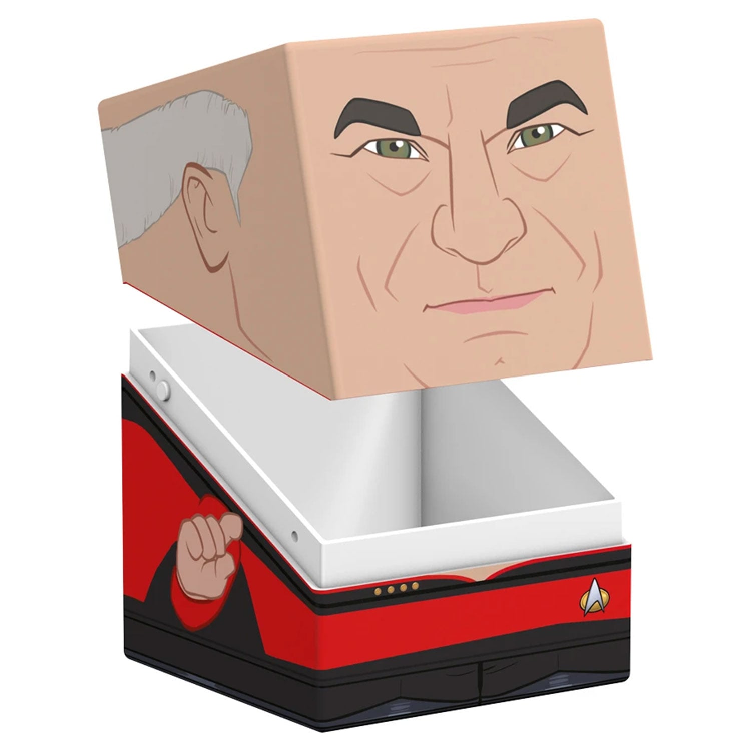 Star Trek: The Next Generation Squaroes Captain Picard Deck Box Gallery Image 3