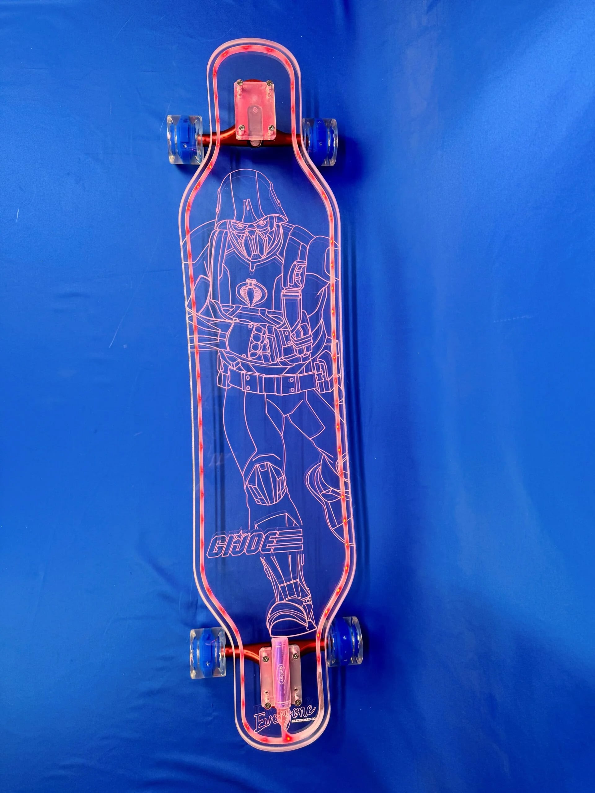 G.I. Joe Cobra Soldier Limited Edition LED Longboard Gallery Image 6