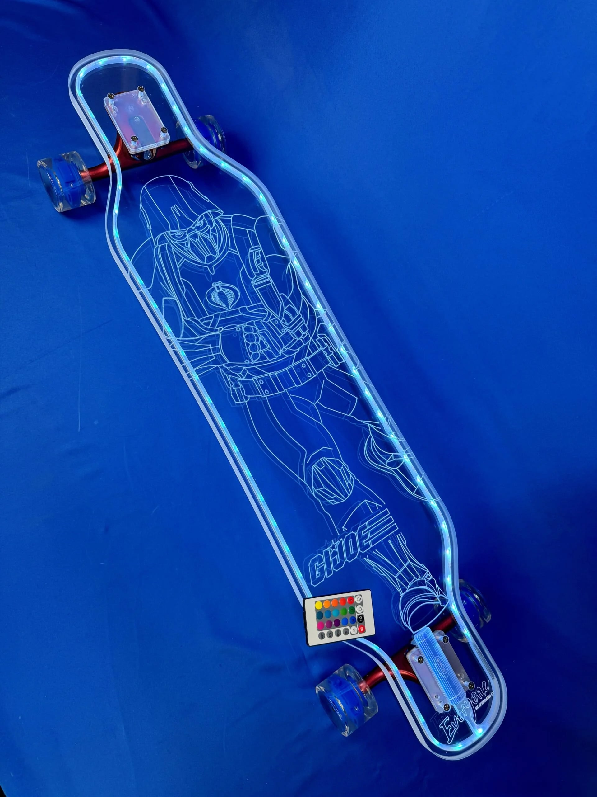 G.I. Joe Cobra Soldier Limited Edition LED Longboard Gallery Image 4