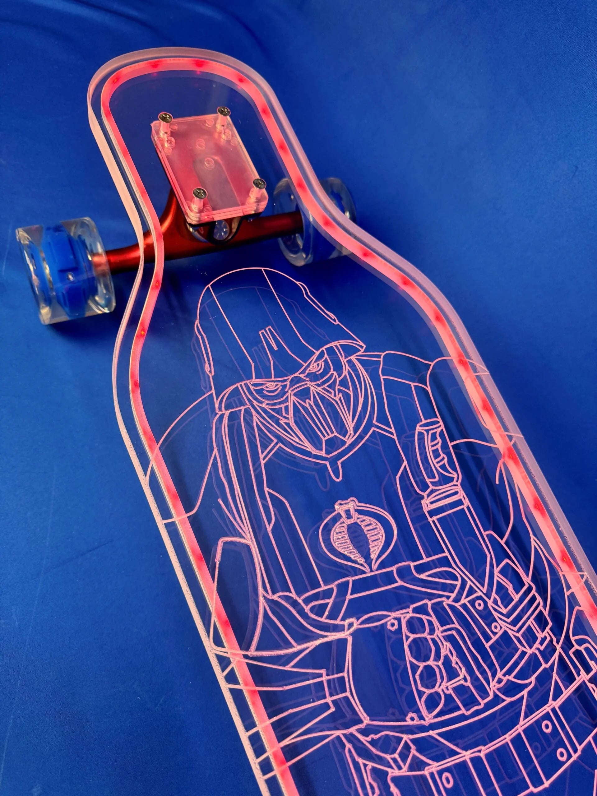 G.I. Joe Cobra Soldier Limited Edition LED Longboard Gallery Image 7