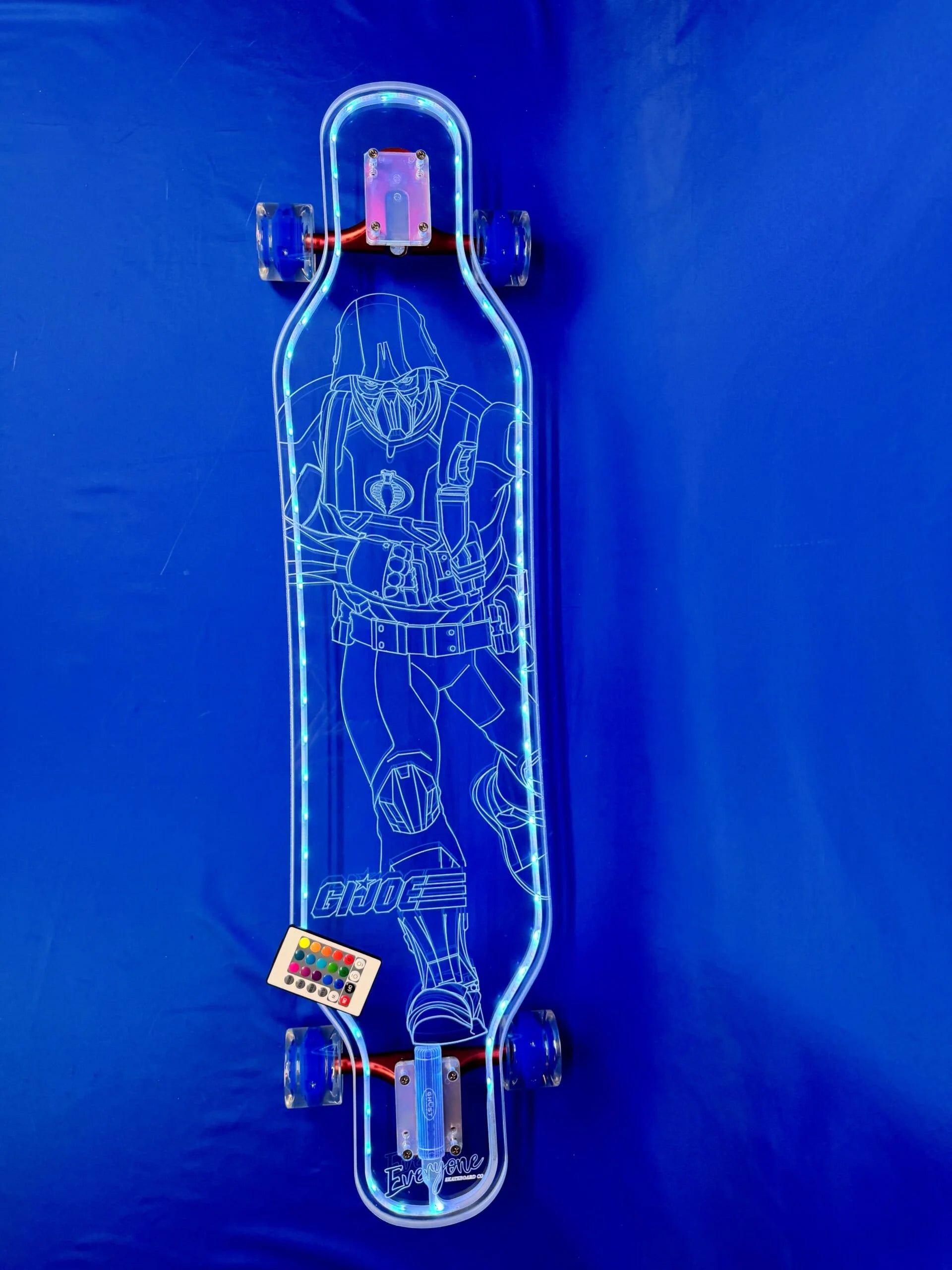 G.I. Joe Cobra Soldier Limited Edition LED Longboard Gallery Image 5