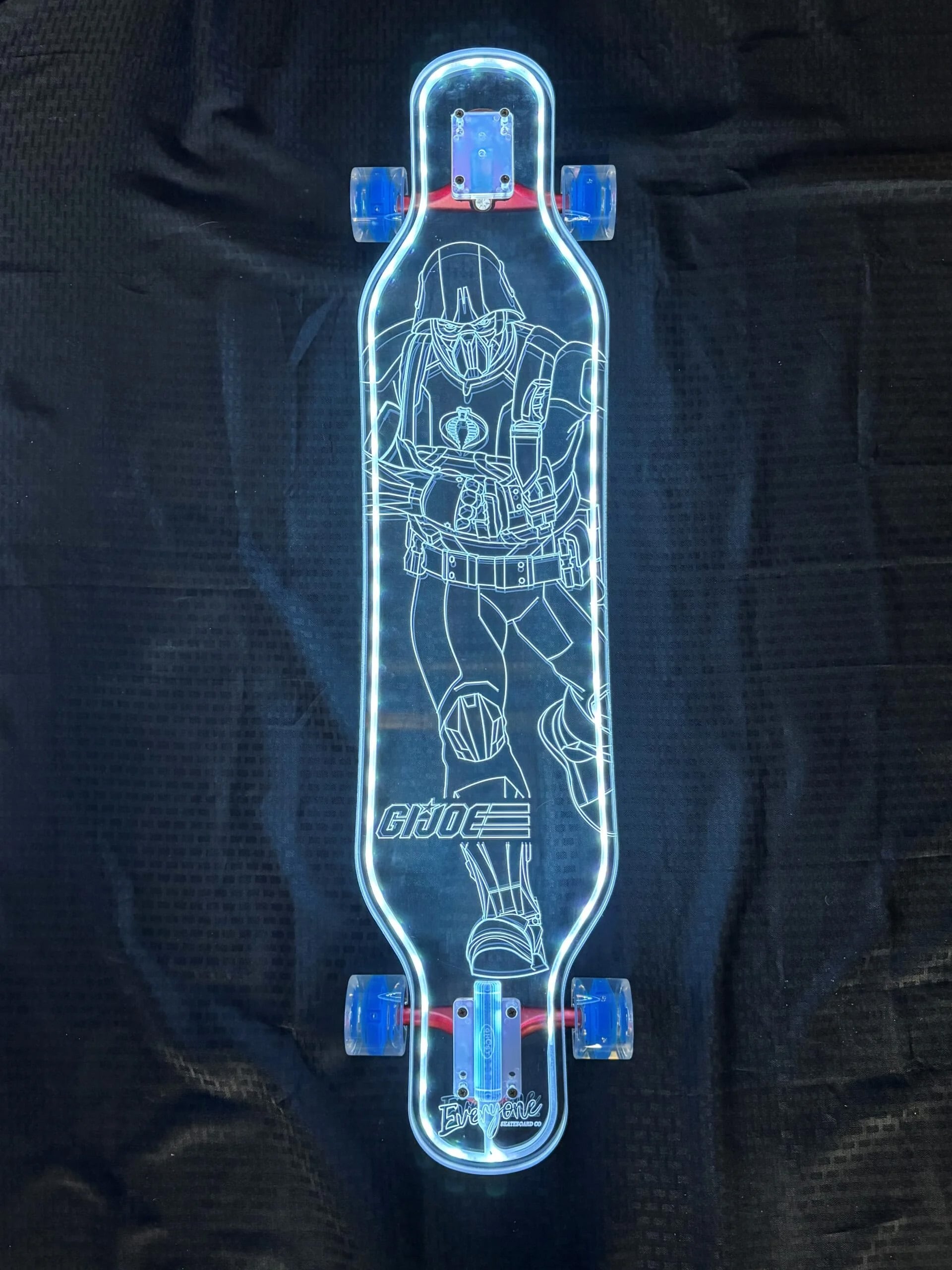 G.I. Joe Cobra Soldier Limited Edition LED Longboard Gallery Image 3
