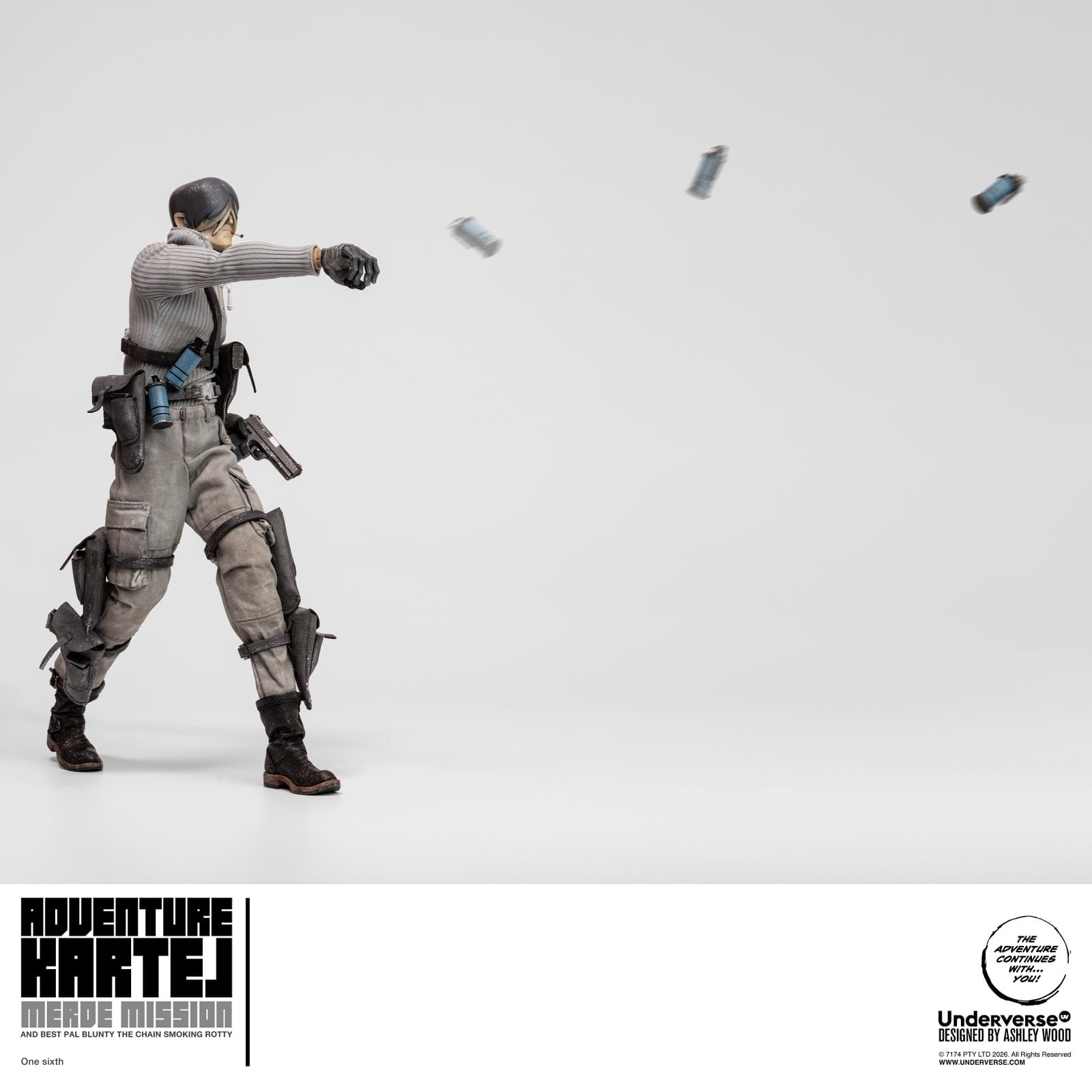 Adventure Kartel Merde Mission 1/6 Scale Action Figure Gallery Image 10