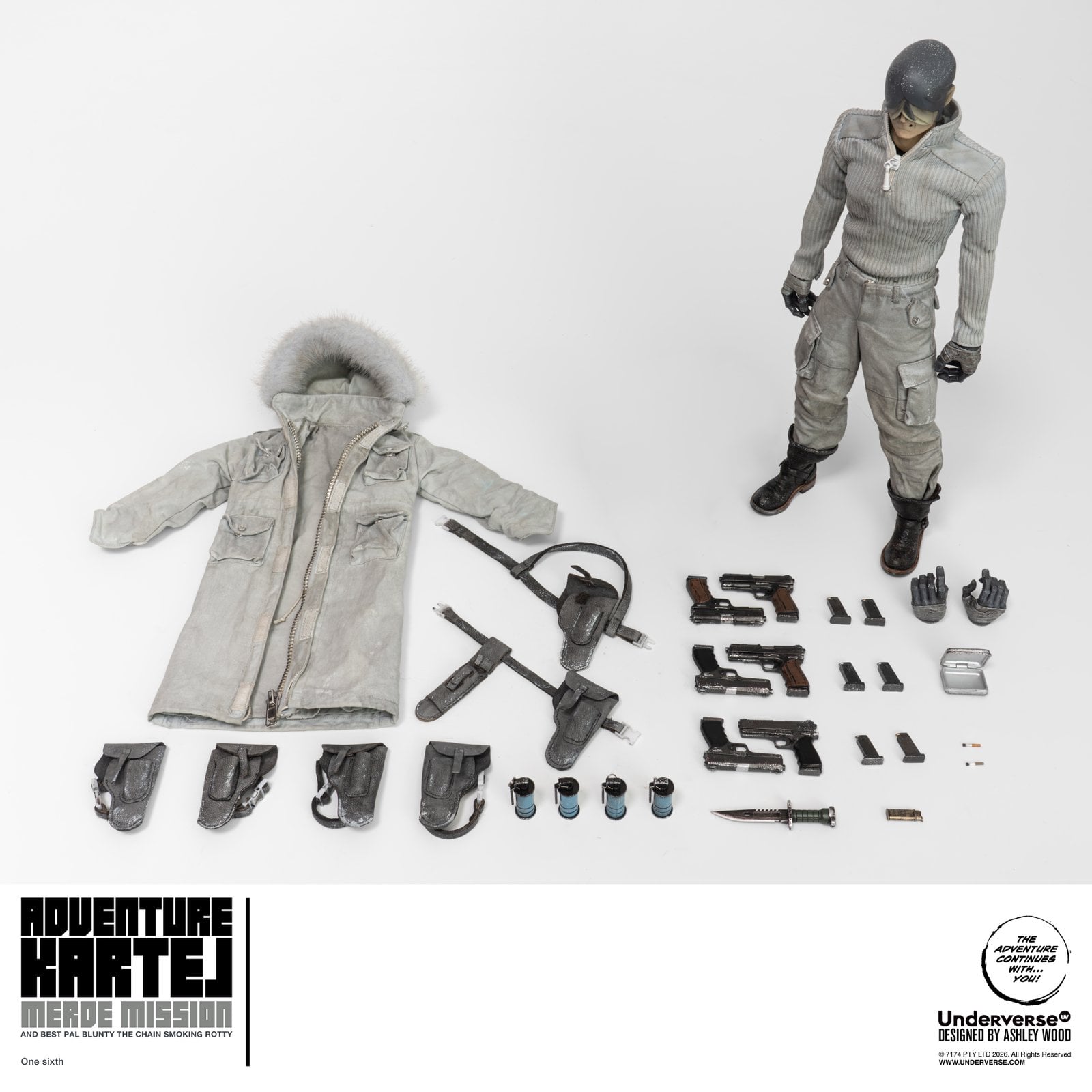 Adventure Kartel Merde Mission 1/6 Scale Action Figure Gallery Image 11