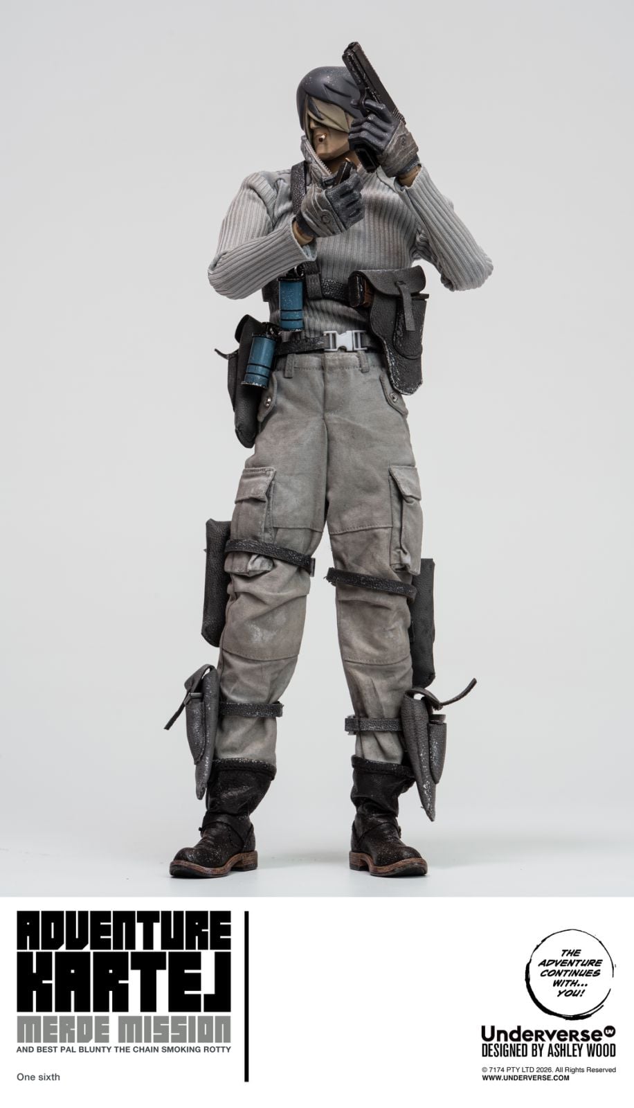 Adventure Kartel Merde Mission 1/6 Scale Action Figure Gallery Image 3