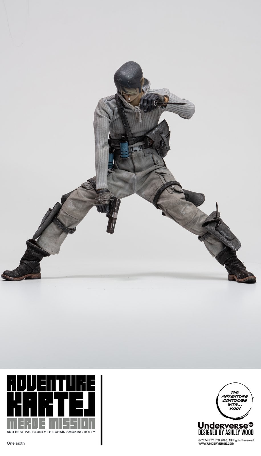 Adventure Kartel Merde Mission 1/6 Scale Action Figure Gallery Image 4