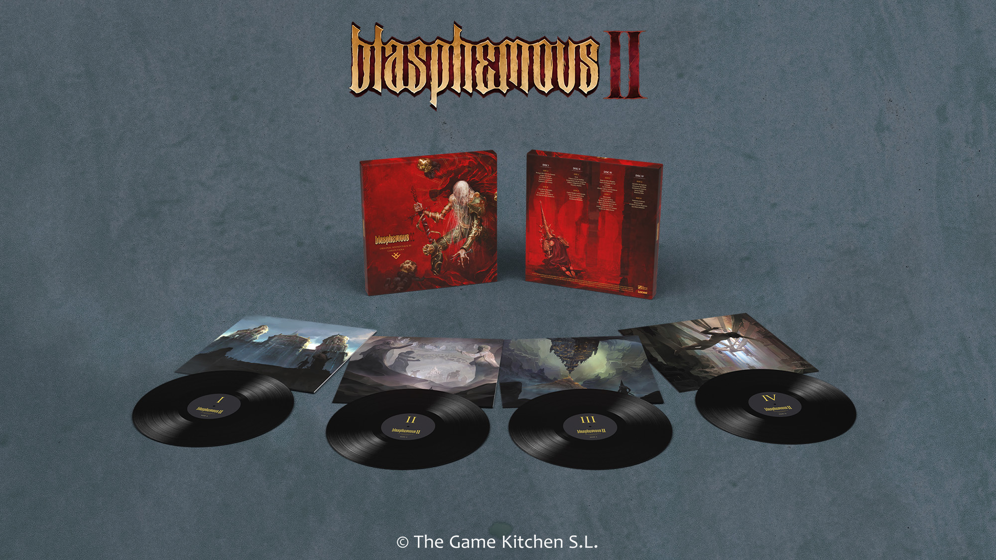 Blasphemous 2: The Original Game Soundtrack Vinyl 4XLP Box Set