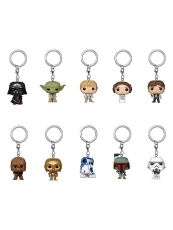 Star Wars Pocket Pop! Box of 12 Random Keychains Gallery Image 2