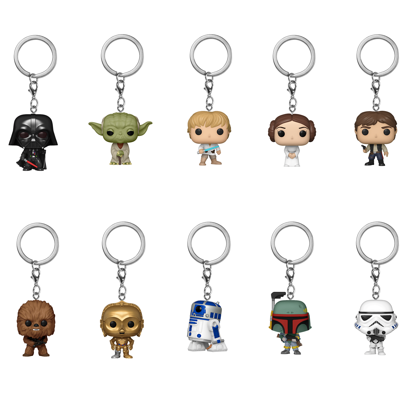 Star Wars Pocket Pop! Box of 12 Random Keychains Gallery Image 4
