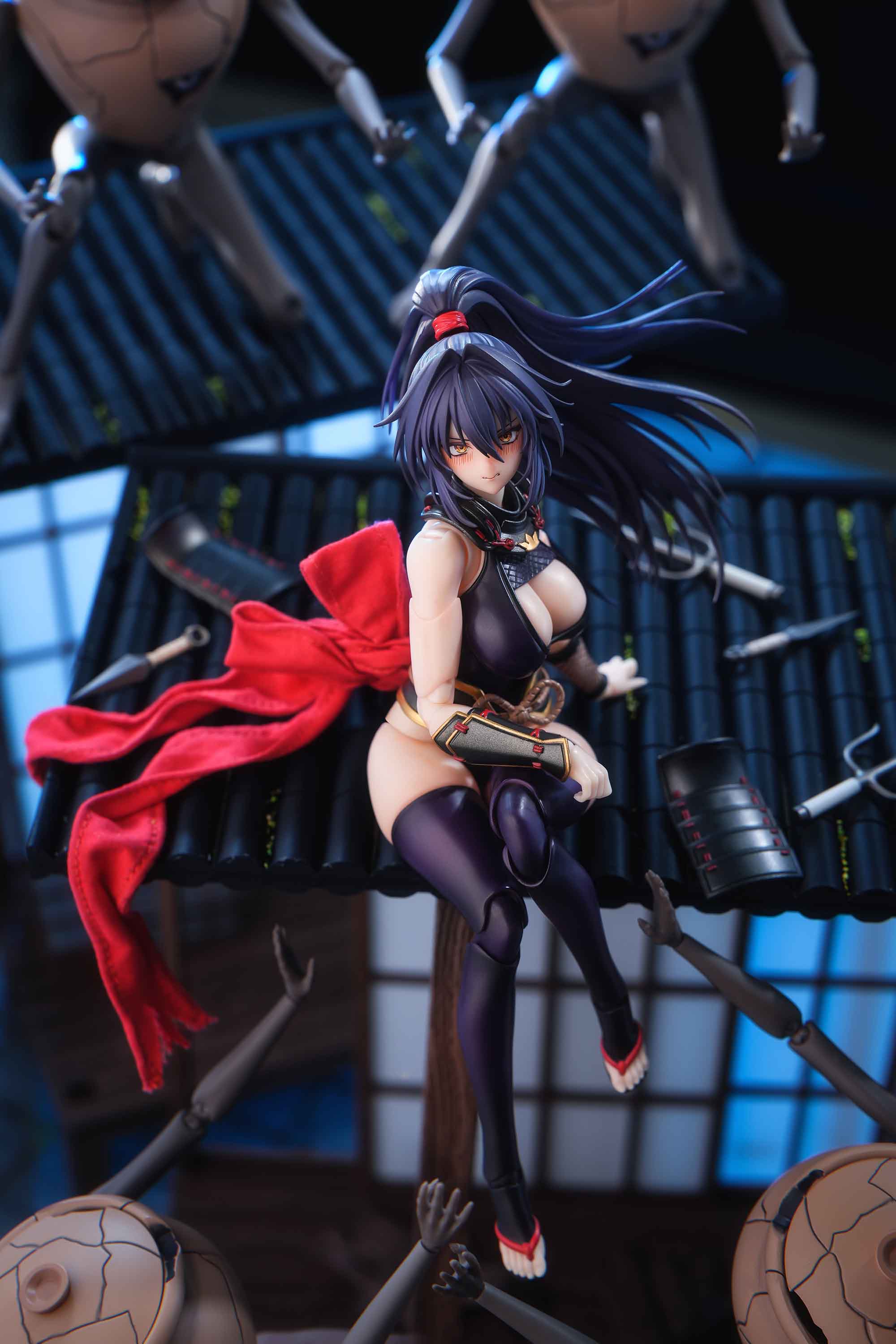 RPGEX-10 Kunoichi Reppu 1/12 Scale Action Figure with Accessory Pack Set Gallery Image 24
