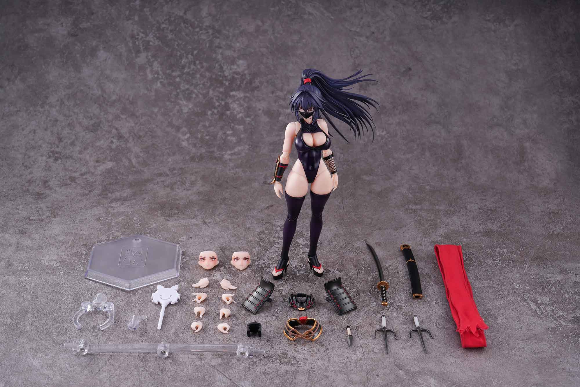 RPGEX-10 Kunoichi Reppu 1/12 Scale Action Figure with Accessory Pack Set Gallery Image 14