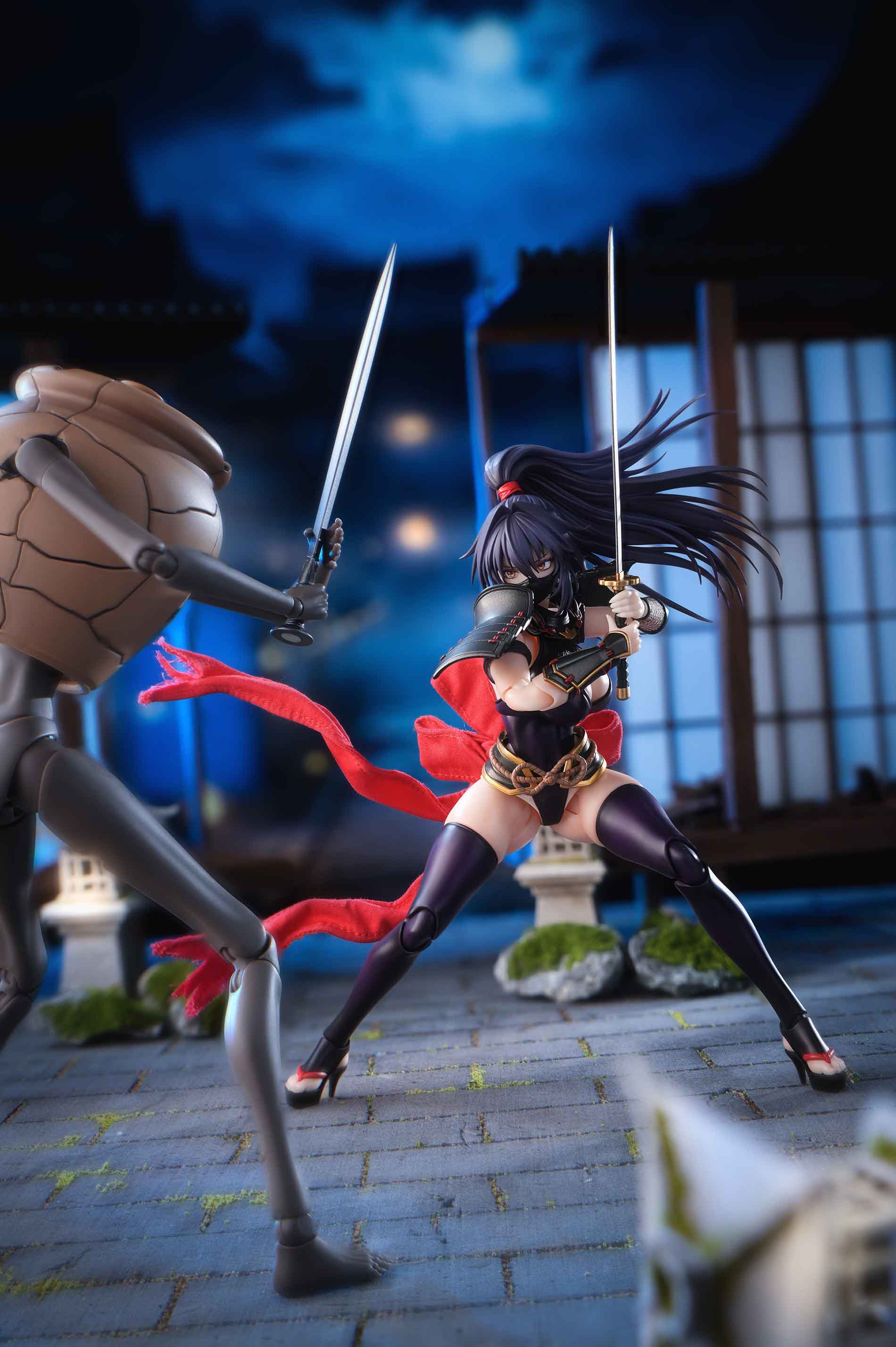 RPGEX-10 Kunoichi Reppu 1/12 Scale Action Figure with Accessory Pack Set Gallery Image 18