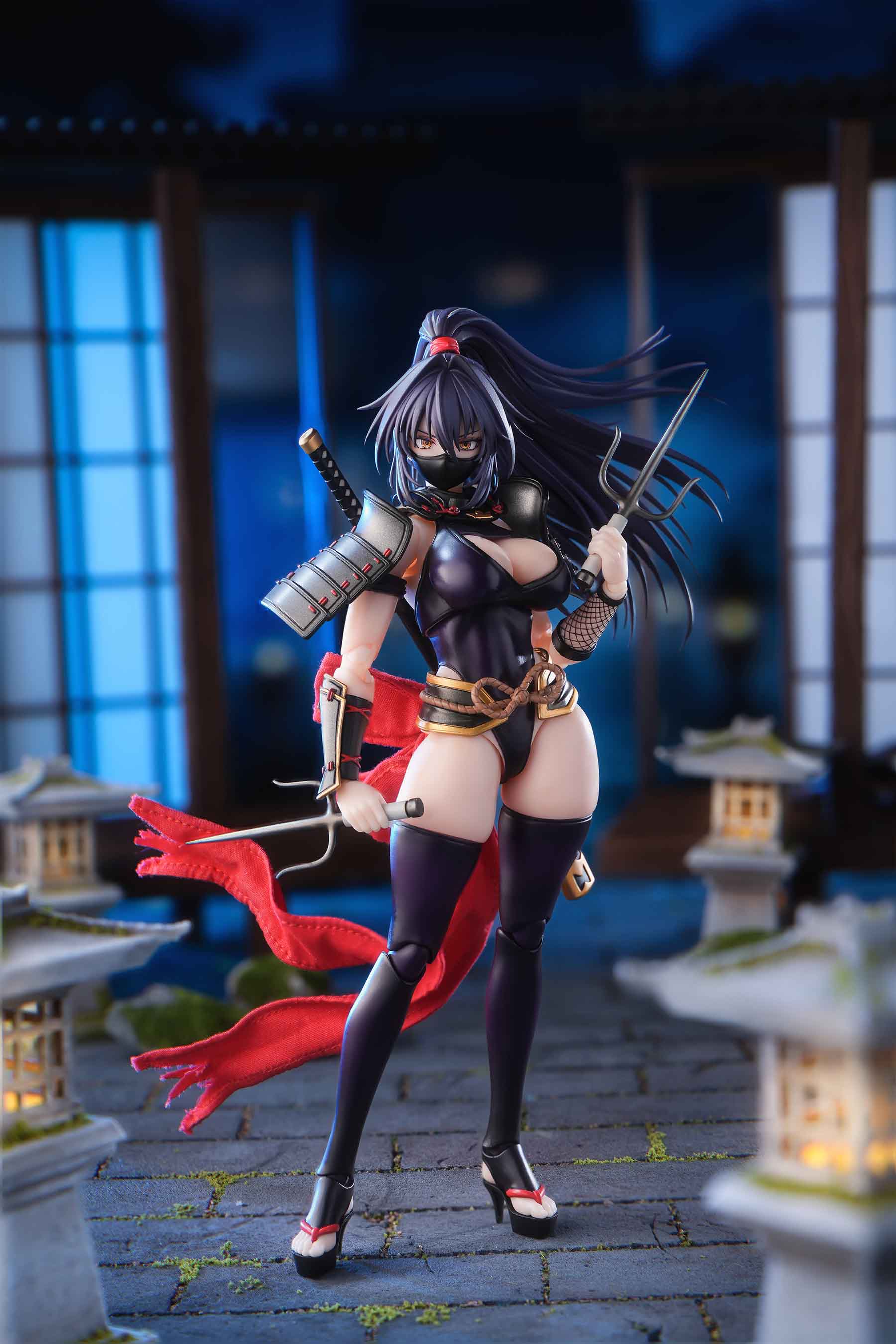 RPGEX-10 Kunoichi Reppu 1/12 Scale Action Figure with Accessory Pack Set Gallery Image 16