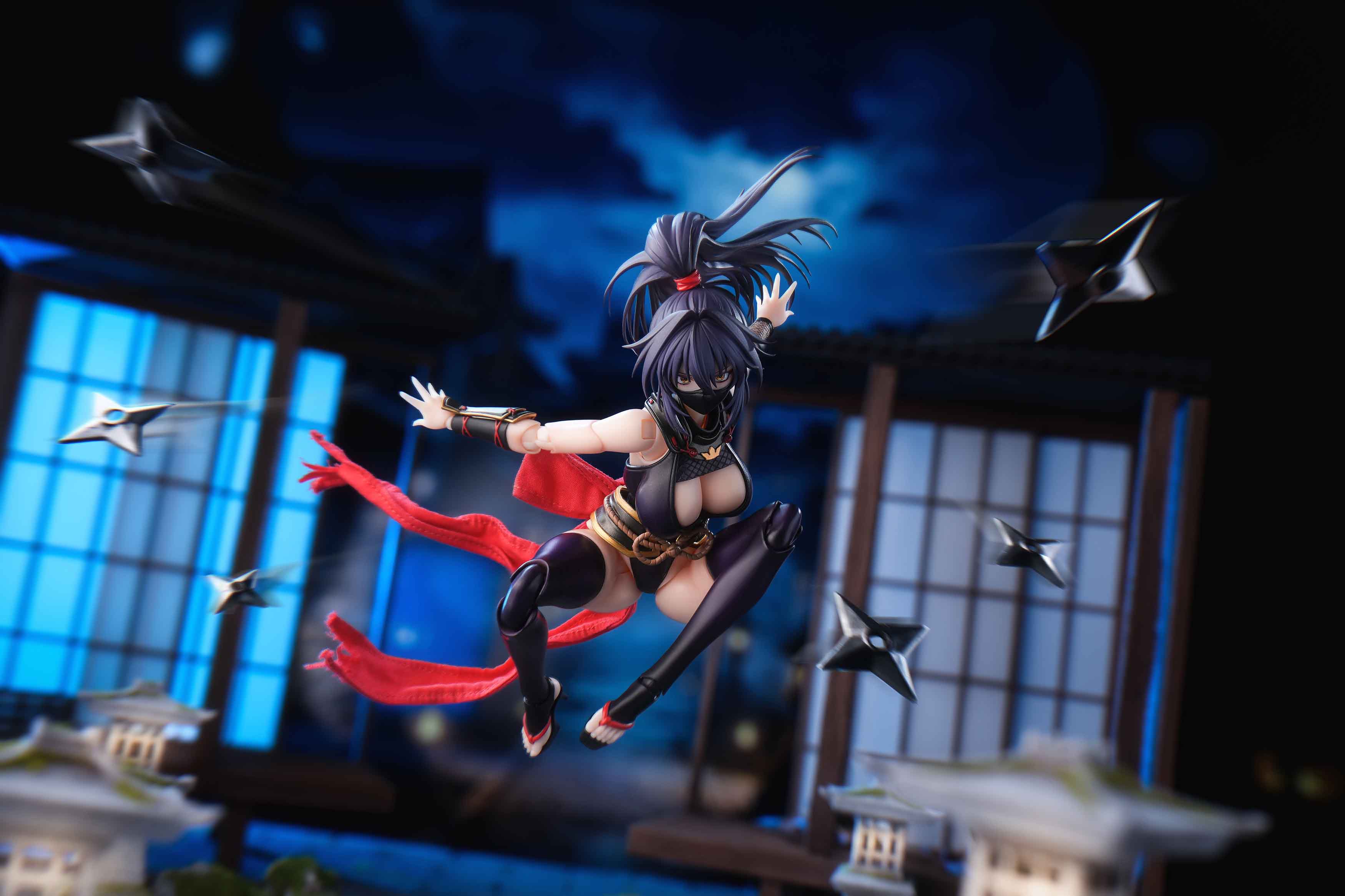 RPGEX-10 Kunoichi Reppu 1/12 Scale Action Figure with Accessory Pack Set Gallery Image 21