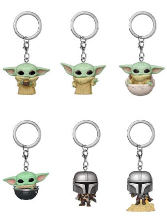 Star Wars: The Mandalorian Pocket Pop! Box of 12 Random Keychains Gallery Image 2