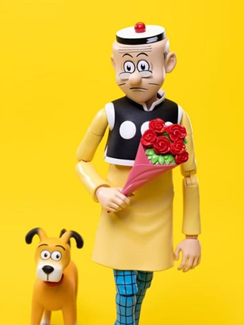 Image of Old Master Q 60th Anniversary Old Master Q 1/12 Scale Action Figure (Reissue) (With Bonus)