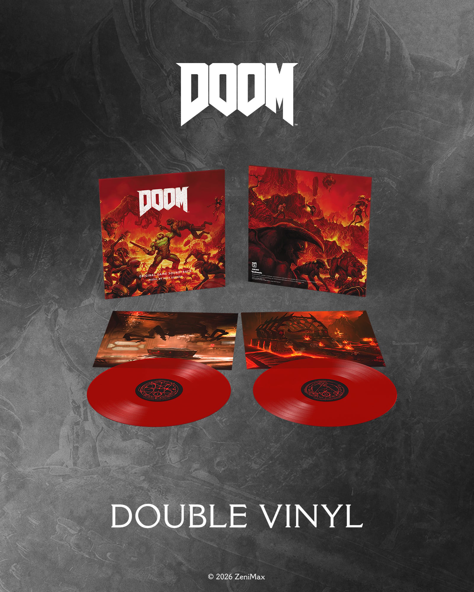 Doom (2016) Original Game Soundtrack Vinyl 2XLP Gallery Image 4