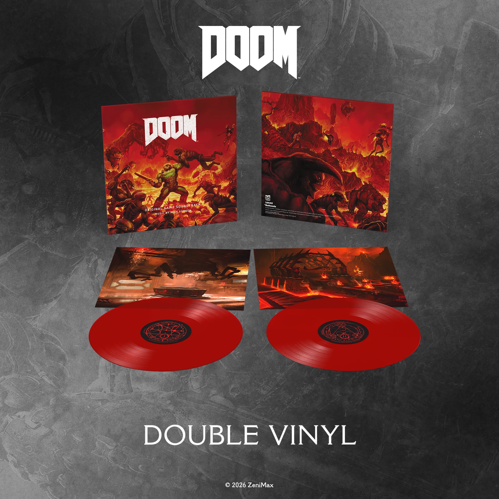 Doom (2016) Original Game Soundtrack Vinyl 2XLP Gallery Image 5