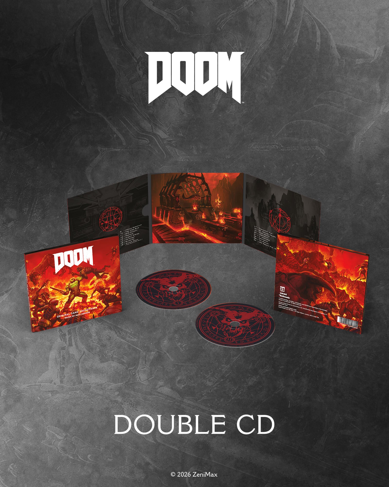 Doom (2016) Original Game Soundtrack 2CD Set Gallery Image 4