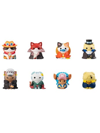 One Piece Mega Cat Project Nyan Piece Nyaan! I'm Gonna Be King of Paw-rates!! Box of 8 Random Figures (3rd Reissue) Gallery Image 2
