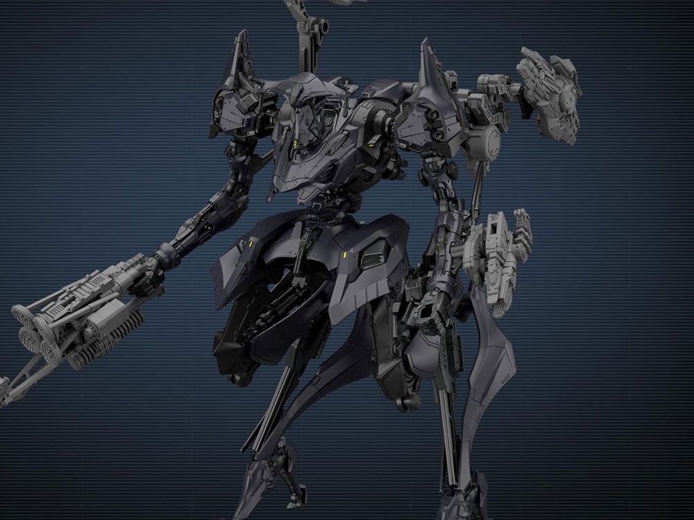 Armored Core VI: Fires of Rubicon 30 Minutes Missions Schneider Nachtreiher/40E Dual Nature Model Kit Gallery Image 1