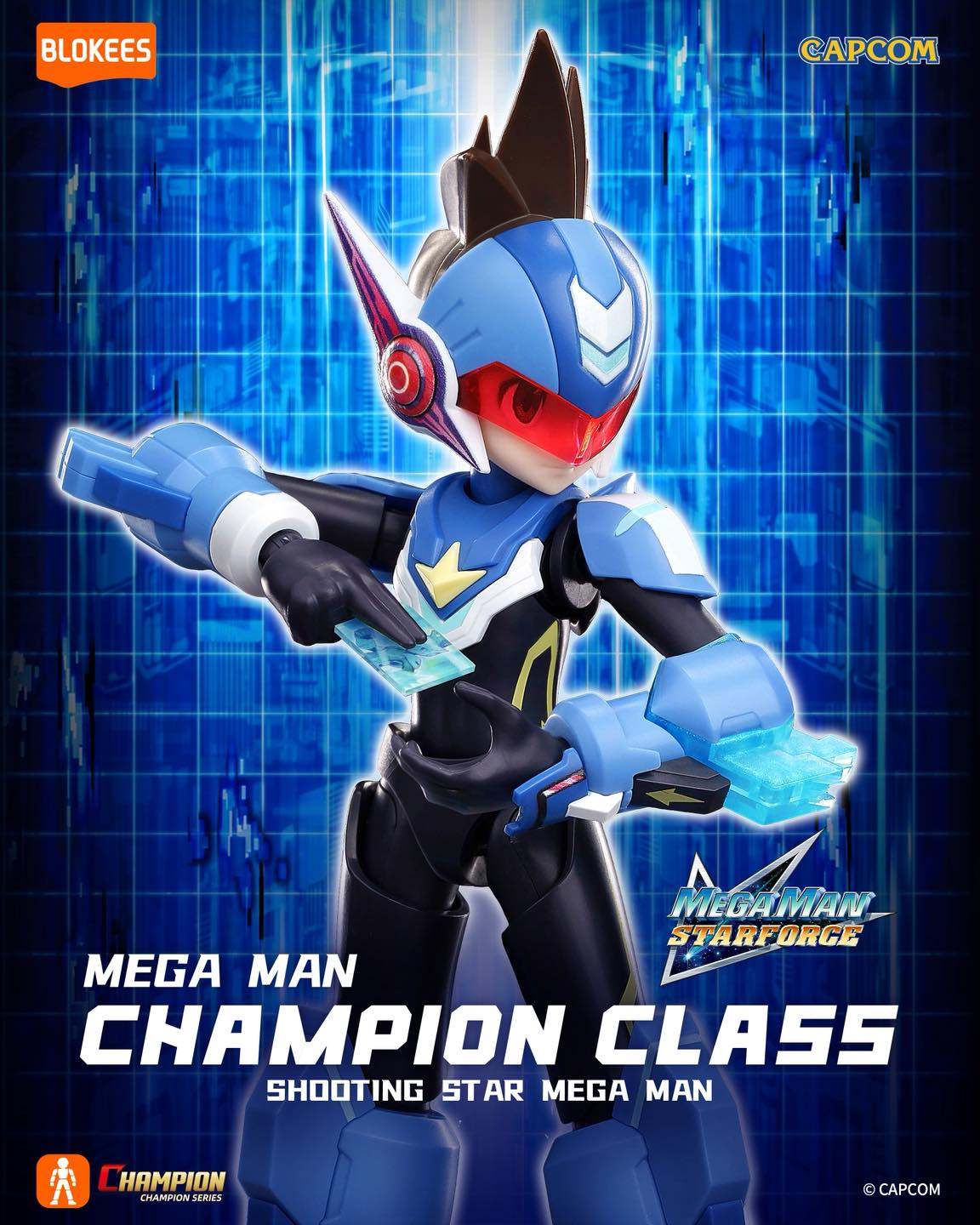 Mega Man Champion Class CC02 Shooting Star Mega Man Model Kit Gallery Image 3
