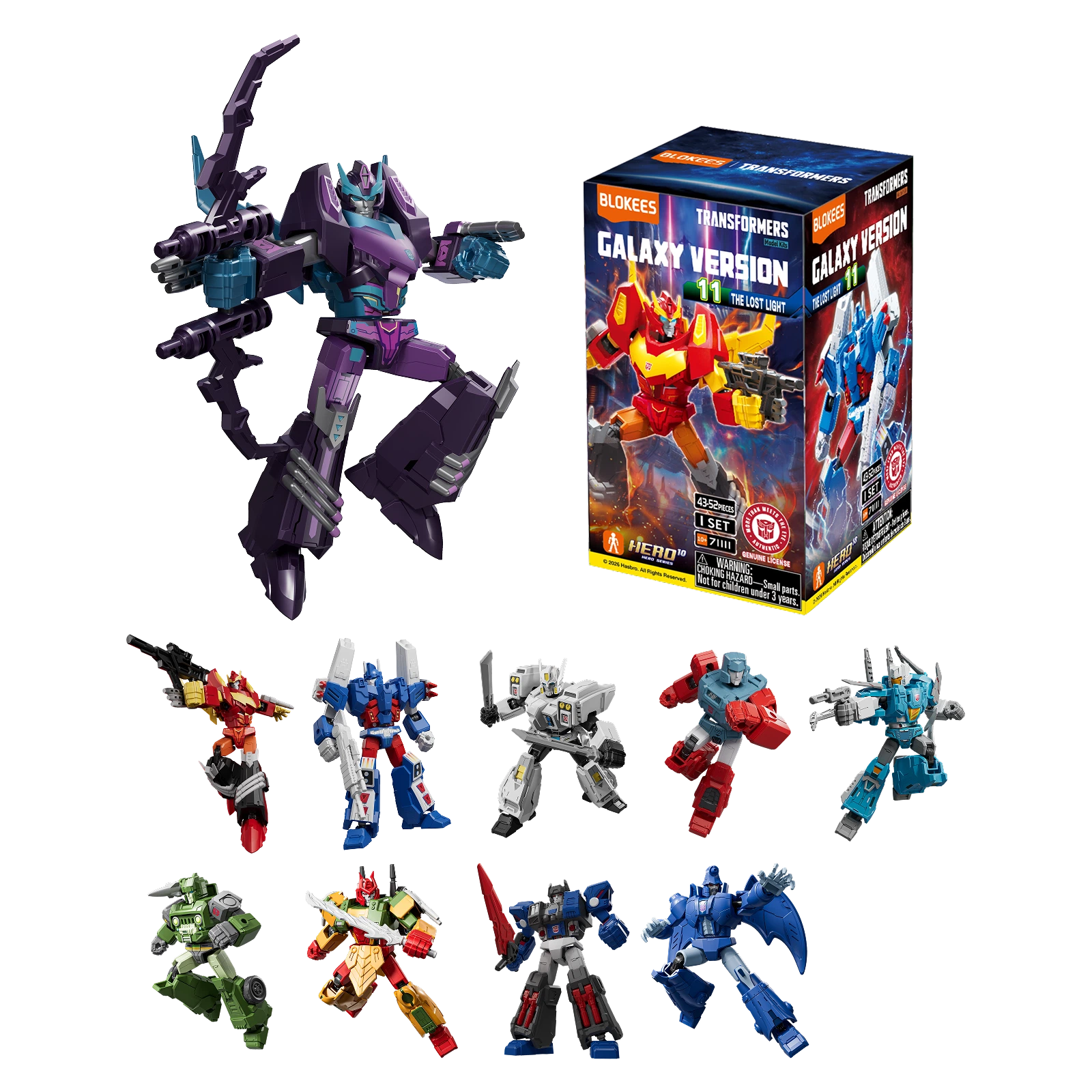 Transformers Galaxy Version 11 The Lost Light Boxed Set of 9 Model Kits Gallery Image 4