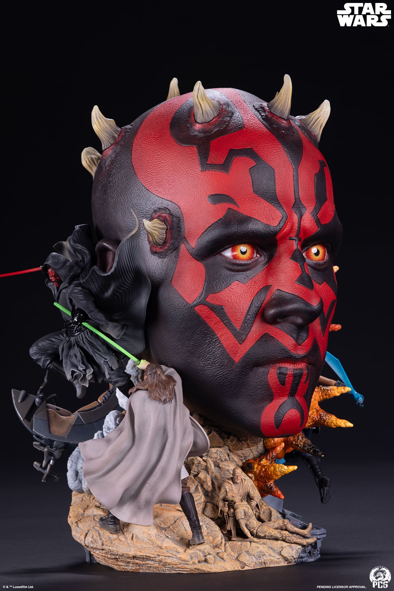 Star Wars Darth Maul Limited Edition Fine Art Bust Gallery Image 5