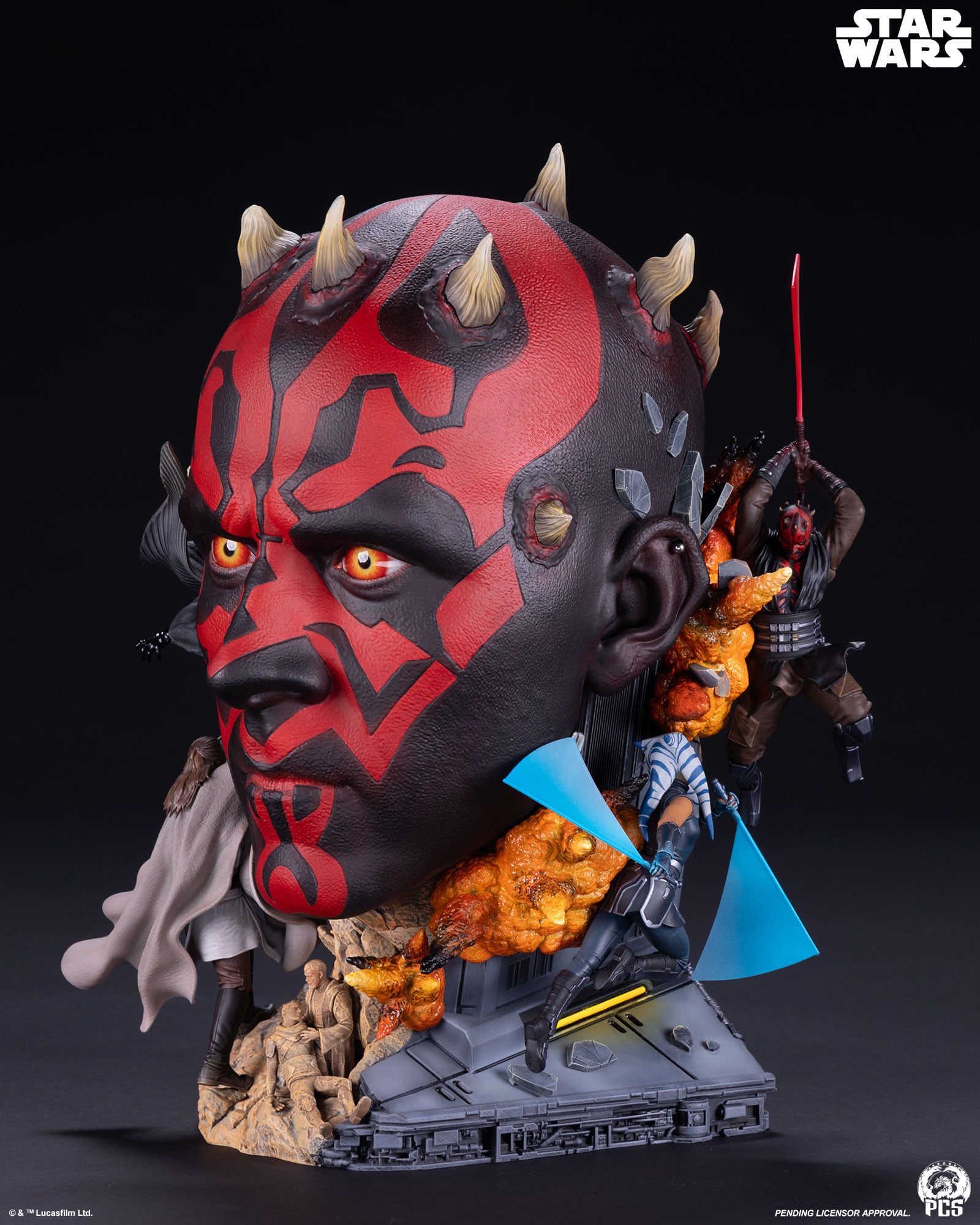 Star Wars Darth Maul Limited Edition Fine Art Bust Gallery Image 10