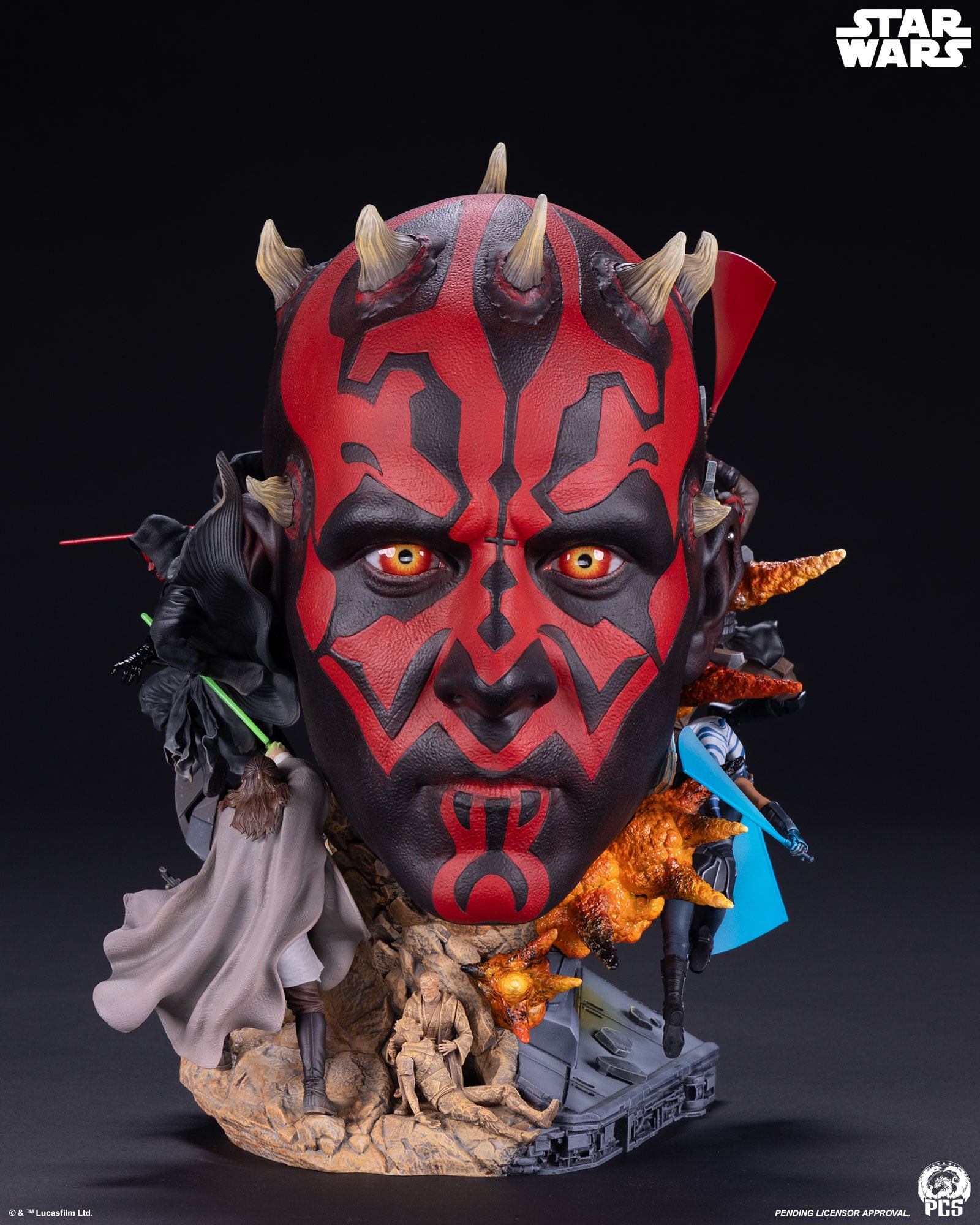 Star Wars Darth Maul Limited Edition Fine Art Bust Gallery Image 11