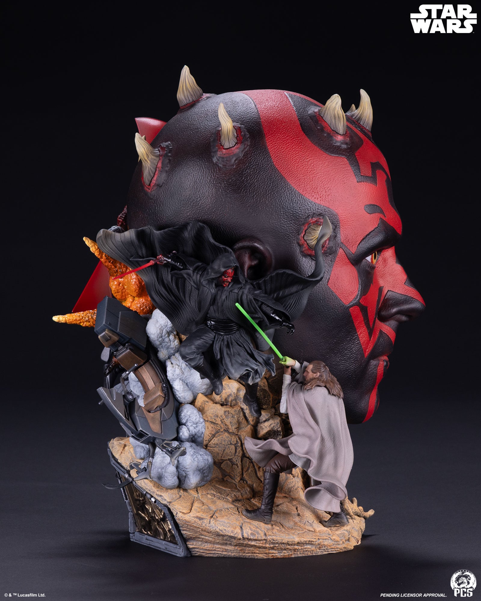 Star Wars Darth Maul Limited Edition Fine Art Bust Gallery Image 3