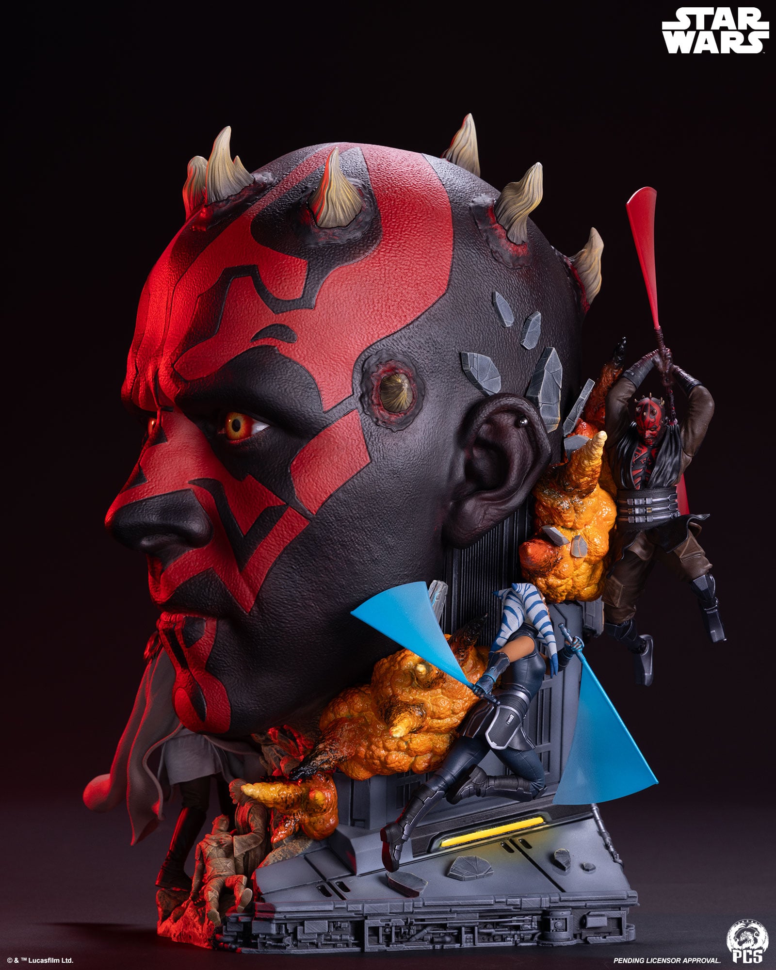Star Wars Darth Maul Limited Edition Fine Art Bust Gallery Image 9