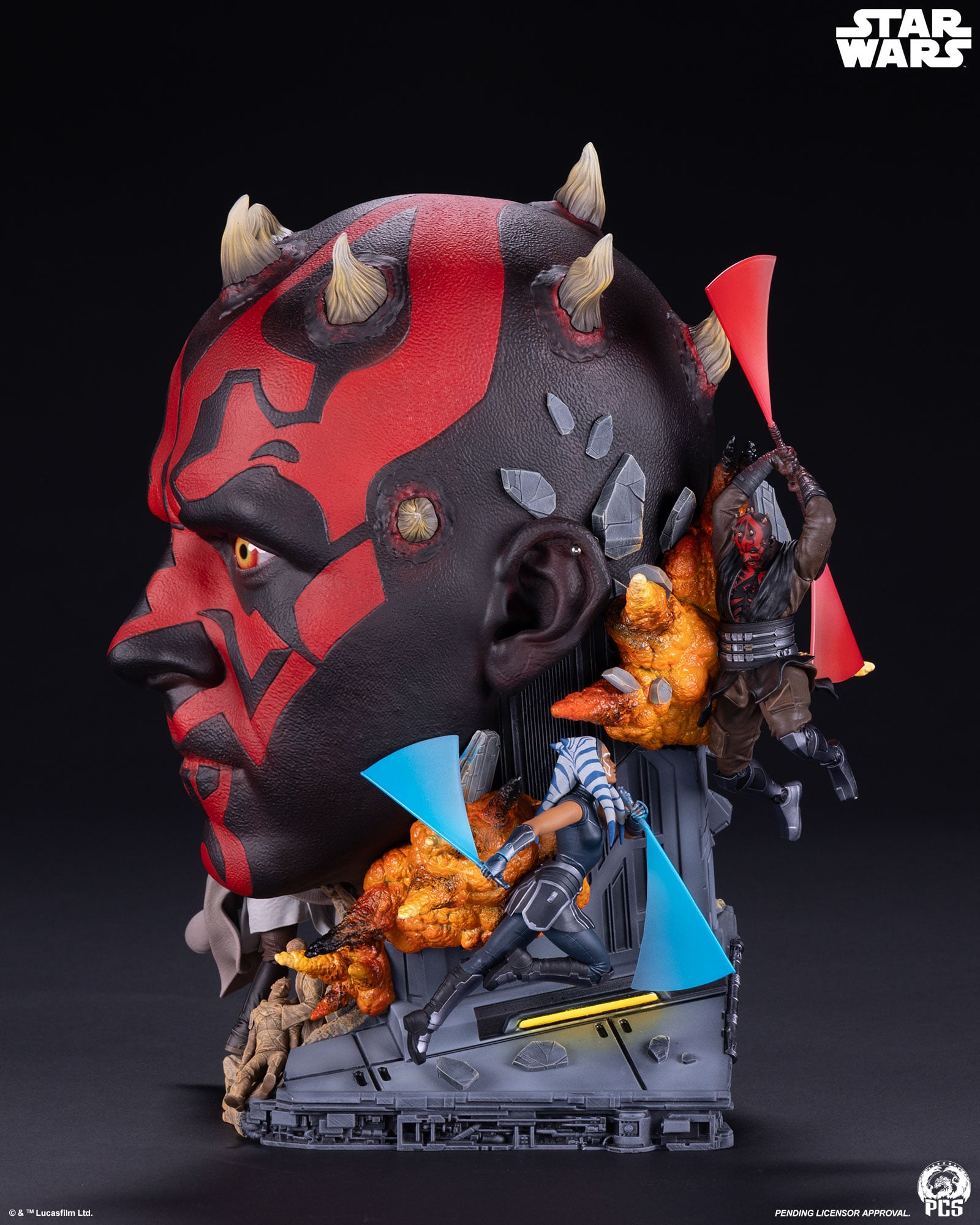 Star Wars Darth Maul Limited Edition Fine Art Bust Gallery Image 8