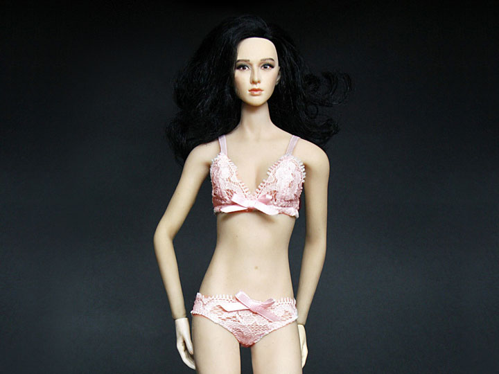 1/6 Scale Lace Lingerie Set - Pink Gallery Image 1