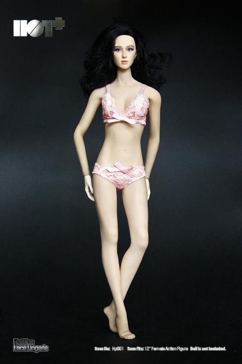 1/6 Scale Lace Lingerie Set - Pink Gallery Image 3