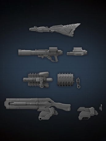 Image of Armored Core VI: Fires of Rubicon 30 Minutes Missions Weapon Set 09 Option Parts Set,
