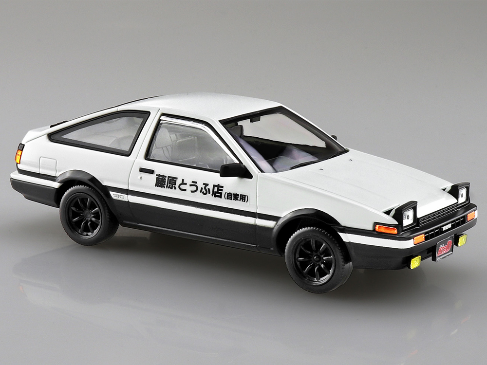 Initial D Snap Kit #CM-1 Takumi's Hachiroku 1/32 Scale Model Kit Gallery Image 1