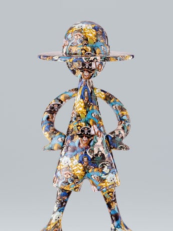 Image of One Piece Luffy's ArtCanvas 20th Anniversary 1/8 Scale Figure