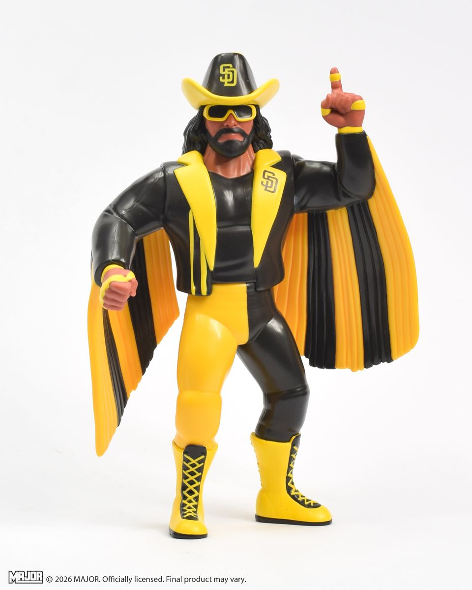 Major League Baseball Big Rubber Guys "Macho Man" Randy Savage (San Diego Padres) Figure Gallery Image 3
